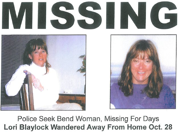 Lori Baylock missing poster