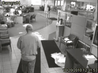 surveillance picture of MAPS Credit Union robber #3