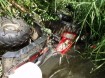 ATV where it was found in about two feet of water