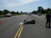 Crash scene at St. Helens, Oregon