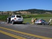 Photo of crash scene near McMinnville, Oregon 8-27-07