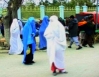 Afghan women in historic Mazur-e-Sharif near the Blue Mosque.  Salem-News.com photos by Tim King