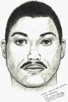 Sketch of alleged assailant