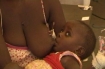 Mother breastfeeding in Haiti