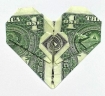 Dollar heart