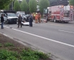 Photo of fatal crash scene on Hwy 224 east of Interstate 205 in Oregon 5-1-09