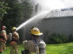 Fire in Portland, Oregon's west hills, 6-24-09