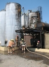 Haz Mat fire in Portland, Oregon 7-24-09