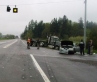 Photo of crash scene near McMinnville, Oregon, 4-22-08 Oregon State Police