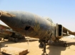 Old Iraqi jet fighter from Camp Anaconda at Balad, Iraq