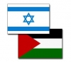 Flags of Israel and Palestine