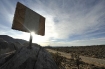 Historic Mojave Desert Cross covered under court order. 