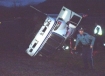 Overturned truck near Medford 1-10-09