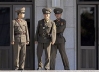 North Korean border guards at Panmunjom, November 2007.