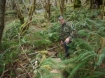 Senior Trooper Frerichs at location of concealed dead elk courtesy: Oregon State Police