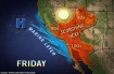 Southern California weather map july 4 2010