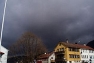 Volcanic ash clouds over Bergen, Norway on 15 April 2010, following the eruption of Eyjafjallajökull, a volcano in Iceland