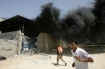 A file photo shows a tunnel bombed near the border between Egypt and the southern of Gaza Strip city of Rafah.