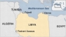 map libya / north africa