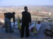 Amelia Opalinska took when she and Belen were in the town of Meiss al Jabal in south Lebanon with these resistance fighters honoring their fallen comrades in 2006.