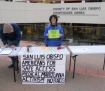 Pro-medical marijuana rally on the San Luis Obispo Courthouse steps by Tristan Miller