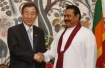 UN Secretary-General and Sri Lanka Pres. Majinda Rajapaksa