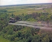 Agent Orange being sprayed on Vietnam's jungle