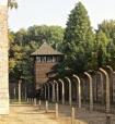 Auschwitz camp watchtower (Photo by Judi Iranyi)