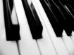 Black and white piano keys