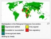 Countries that sign on to the BWC