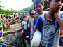 Kachin internally displaced persons line up along the Burmese-Chinese border. ©Kachin Women's Association