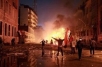 Protesters chant anti-government slogans during a protest condemning the death of soccer fans at Port Said stadium, near the Interior Ministry in Cairo, 2 Feb.