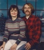 Mrs. Sheree Evans with her late husband