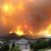 Suburbs of Colorado Springs are on fire. Many homes are lost. Thousands of people evacuated. 