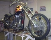 Stolen Harley wih mother's urn mounted on rear