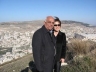 Sattar Kassem and Hong Mi Jung, near Nablus