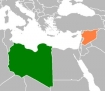 Proximity of Syria and Libya