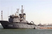 U.S. Navy ship docked at Bahrain