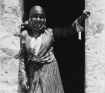 Invented people?  In this photo, a Nazareth maiden is dressed in antique brocade- Nazareth, Palestine 1920-1933 photo: Matson collection 