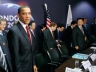 President Obama’s arrival at the G-20 summit in London