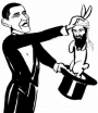 Obama pulls bin Laden from hat