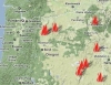 Oregon active fires map