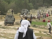 This settler riot preceded a settler's homicidal stabbing of a Palestinian man.