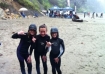 Kids at Otter Rock surf contest