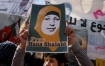 Several demonstrations in the West Bank recently have protested Hana Shalabi's administrative detention