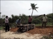 Preparations at the cremation site in KKS on Tuesday