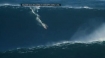 Snap from video of G-Mac riding the biggest wave ever.