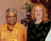 Rajan Zed (left) with Rabbi ElizaBeth W. Beyer (right)