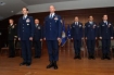 Lt. Gen. Stanley E. Clark III, stands with Tech. Sgt. George Thompson, a combat controller with the Oregon Air National Guard's 125th Special Tactics Squadron