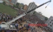 A fire broke out in the debris of the collapsed multi-storied Rana Plaza at Savaramid